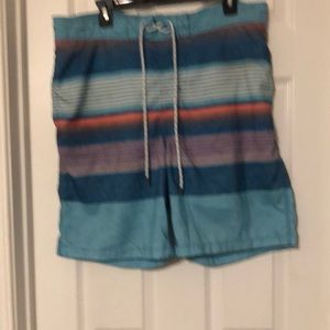 Fun swim trunks by Goodfellow & Co. Size L.